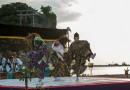 稲佐の浜で神楽の舞♪ 稲佐の浜で神楽の舞♪